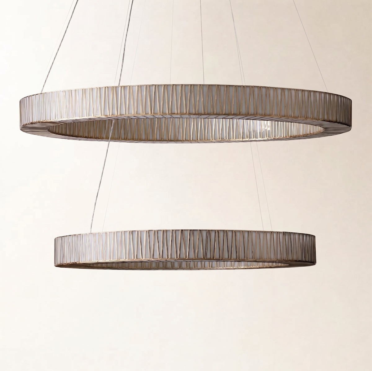 Jeunet 2-Tier Round Chandelier