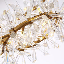 Kylia 2 Tier Ring Crystal Chandelier 60”