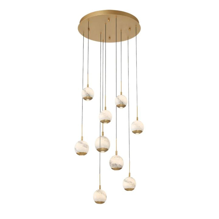 Kimelle Glass Round Chandelier Main image