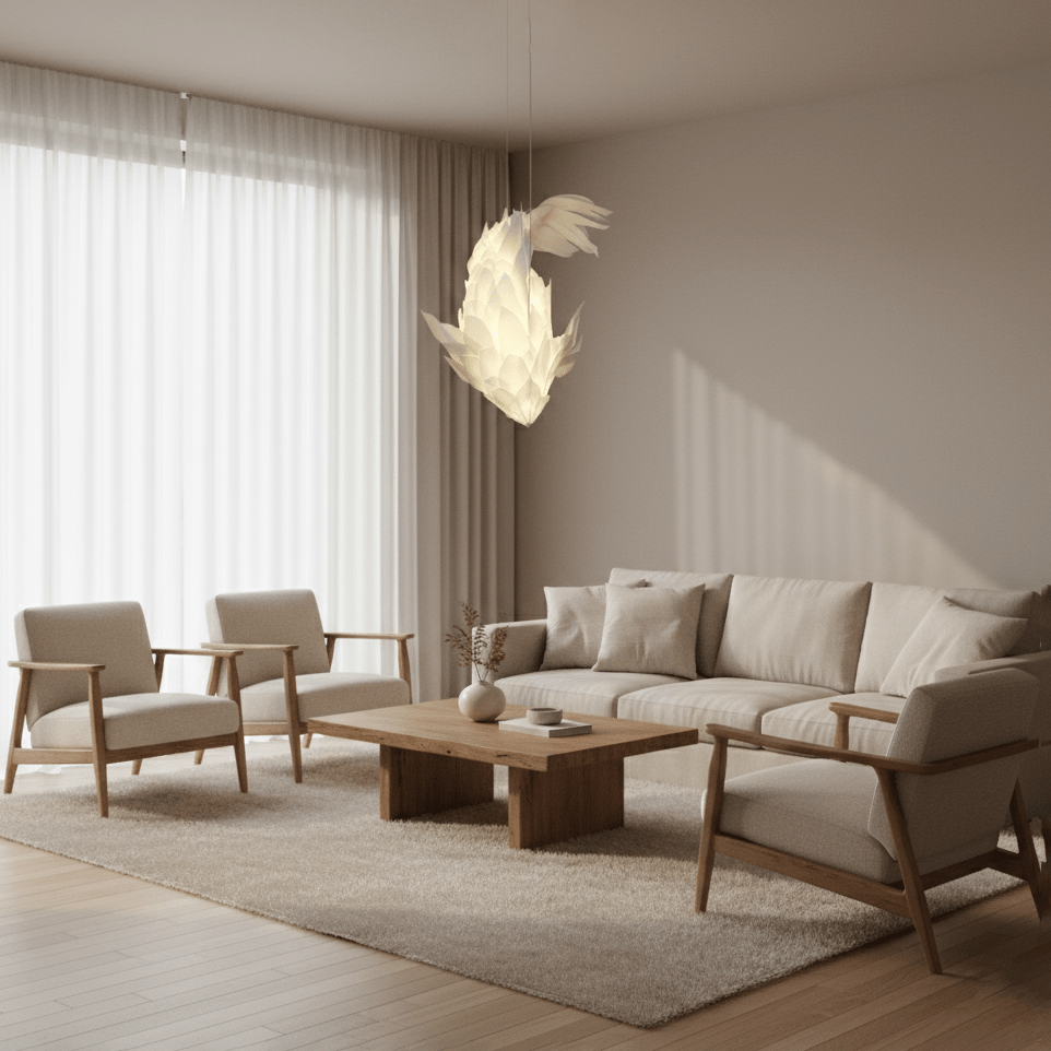 Koi Fish Inspired Chandelier