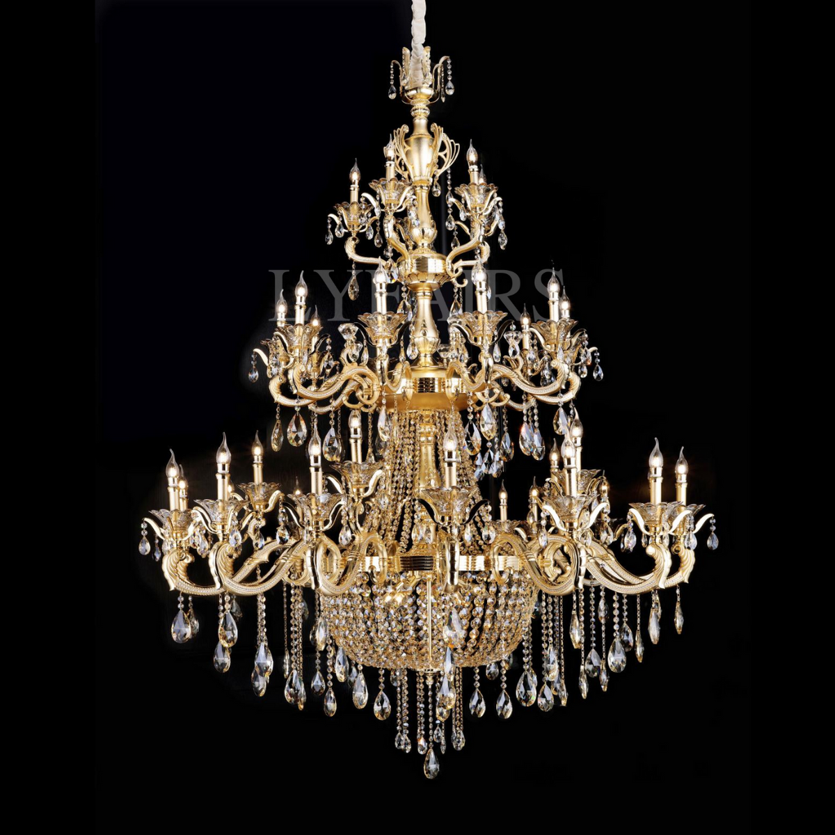 Maria Classic Royal Baroque Revival Vintage Chandelier