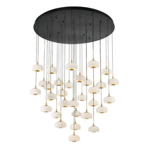 Lanterns Glass 31 Light Round LED Chandelier