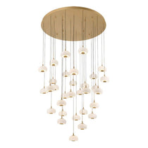 Lanterns Glass 31 Light Round LED Chandelier