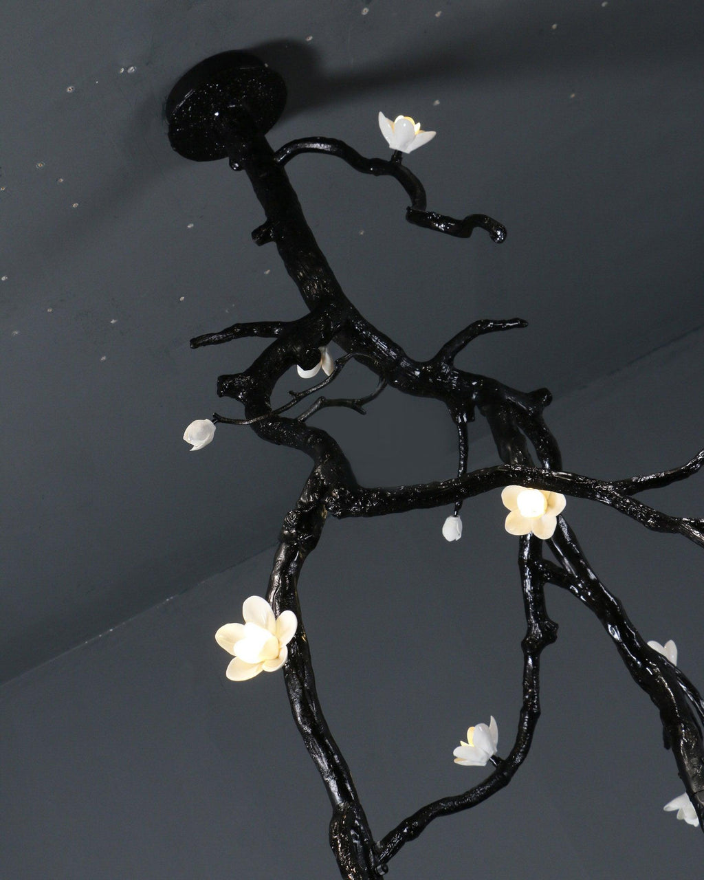 Contemporary Large Long Branch Flower Chandelier - CasaraHouse