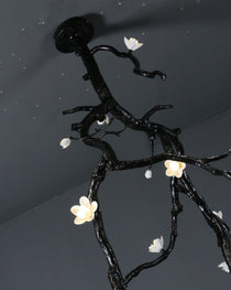 Contemporary Large Long Branch Flower Chandelier - CasaraHouse