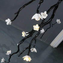 Contemporary Large Long Branch Flower Chandelier - CasaraHouse