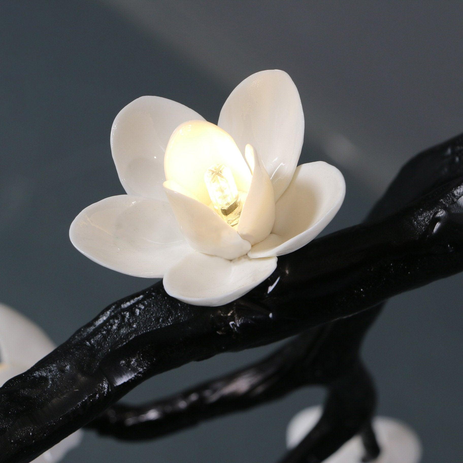 Contemporary Large Long Branch Flower Chandelier - CasaraHouse