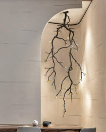 Large Long Branch Flower Chandelier