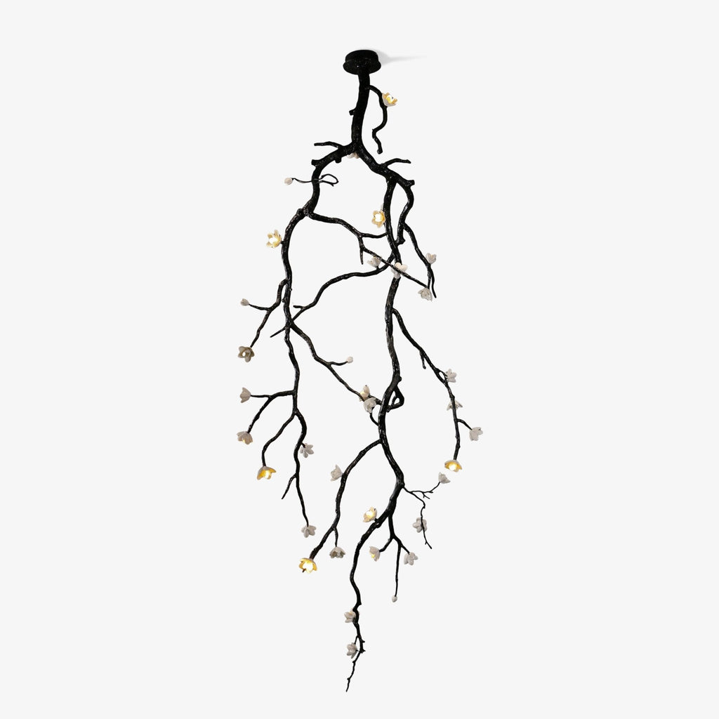 Contemporary Large Long Branch Flower Chandelier - CasaraHouse