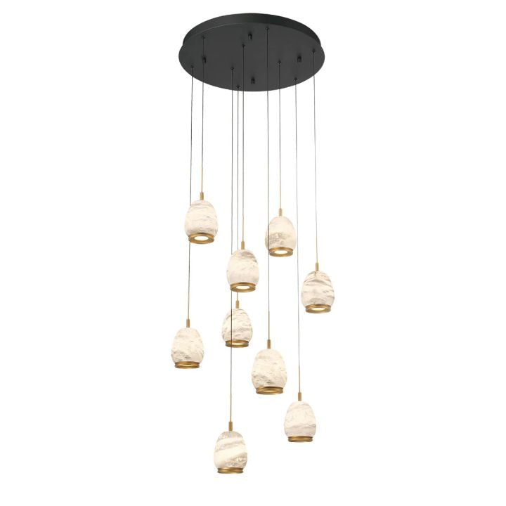 Leemy Round LED Chandelier Secondary image