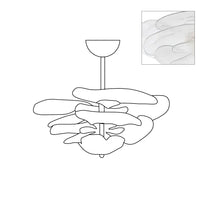Petals Gold Murano Glass Chandelier