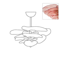 Petals Gold Murano Glass Chandelier