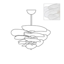 Petals Gold Murano Glass Chandelier