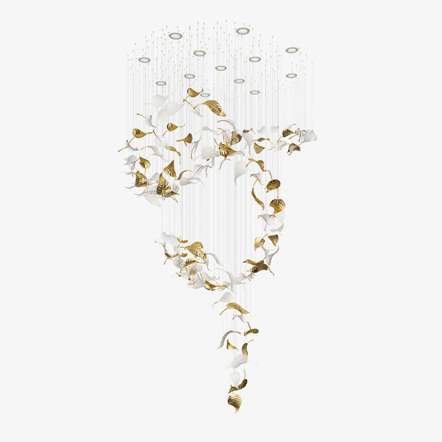 Linden Leaves Chandelier Secondary image