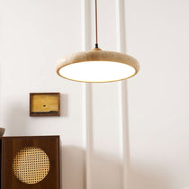 Lorea Travertine Stone Pendant Light - CasaraHouse