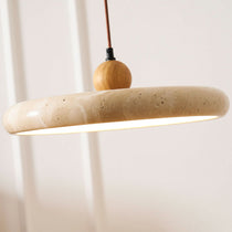 Lorea Travertine Stone Pendant Light - CasaraHouse