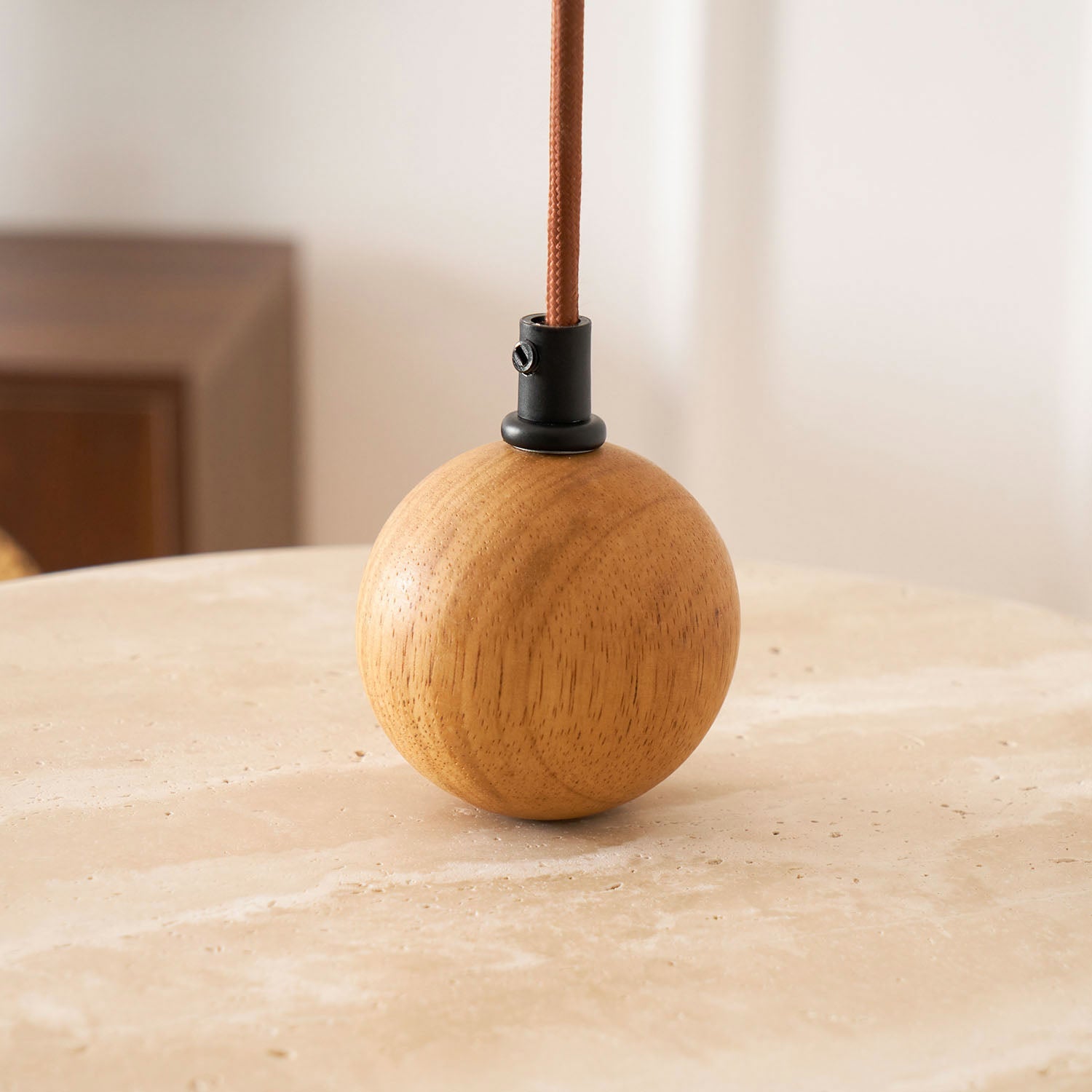 Lorea Travertine Stone Pendant Light - CasaraHouse