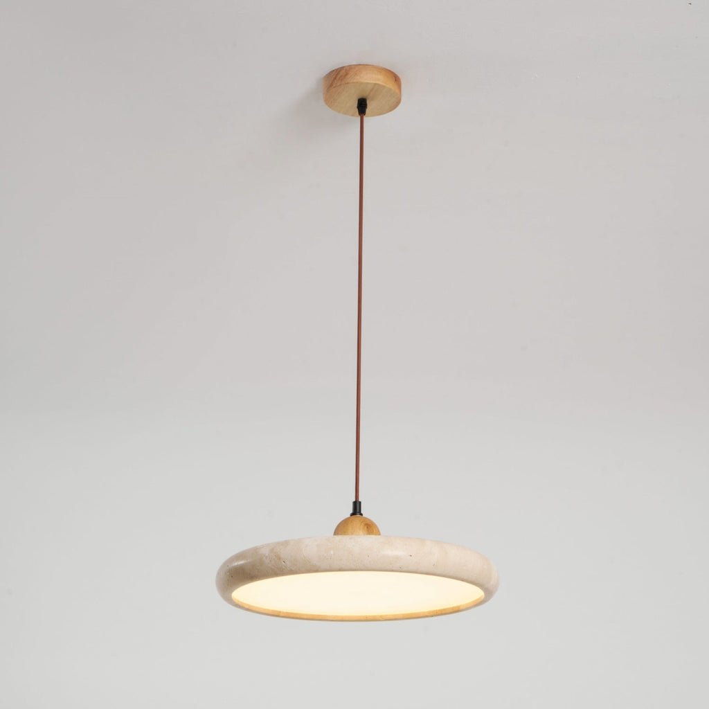 Lorea Travertine Stone Pendant Light - CasaraHouse
