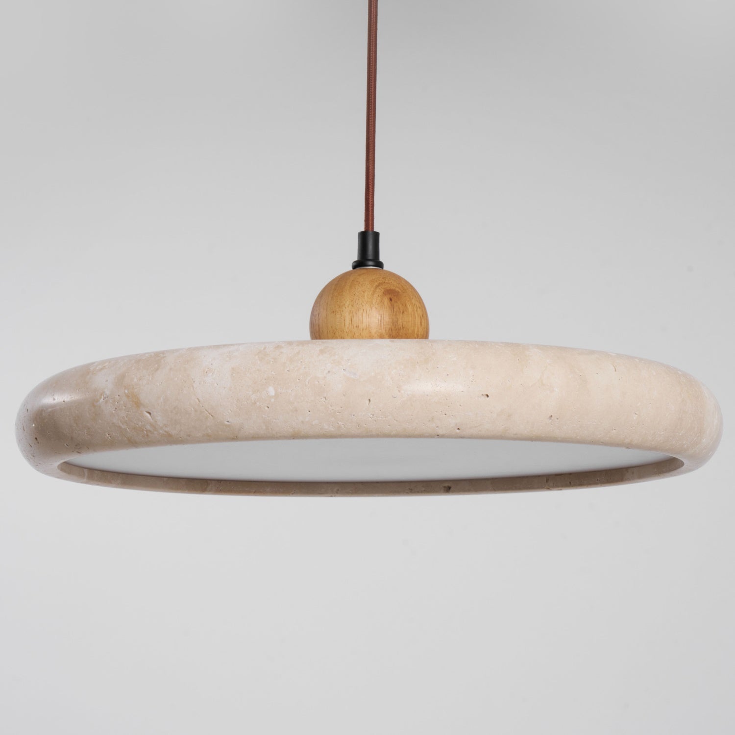 Lorea Travertine Stone Pendant Light - CasaraHouse