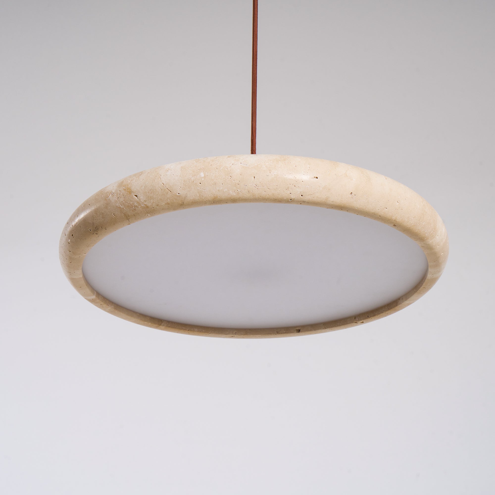 Lorea Travertine Stone Pendant Light - CasaraHouse