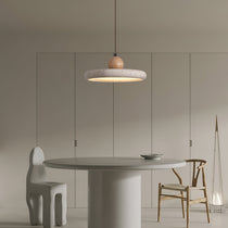 Lorea Travertine Stone Pendant Light - CasaraHouse