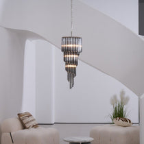 Dark Themed Cascading Rain Chandelier - CasaraHouse