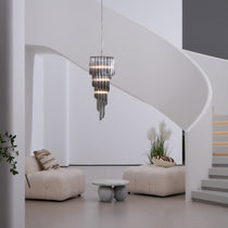 Dark Themed Cascading Rain Chandelier - CasaraHouse