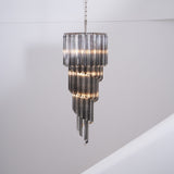 Dark Themed Cascading Rain Chandelier - CasaraHouse