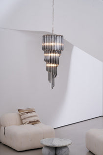 Dark Themed Cascading Rain Chandelier - CasaraHouse