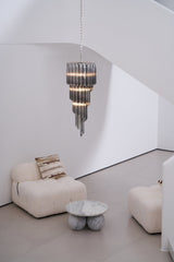 Dark Themed Cascading Rain Chandelier - CasaraHouse
