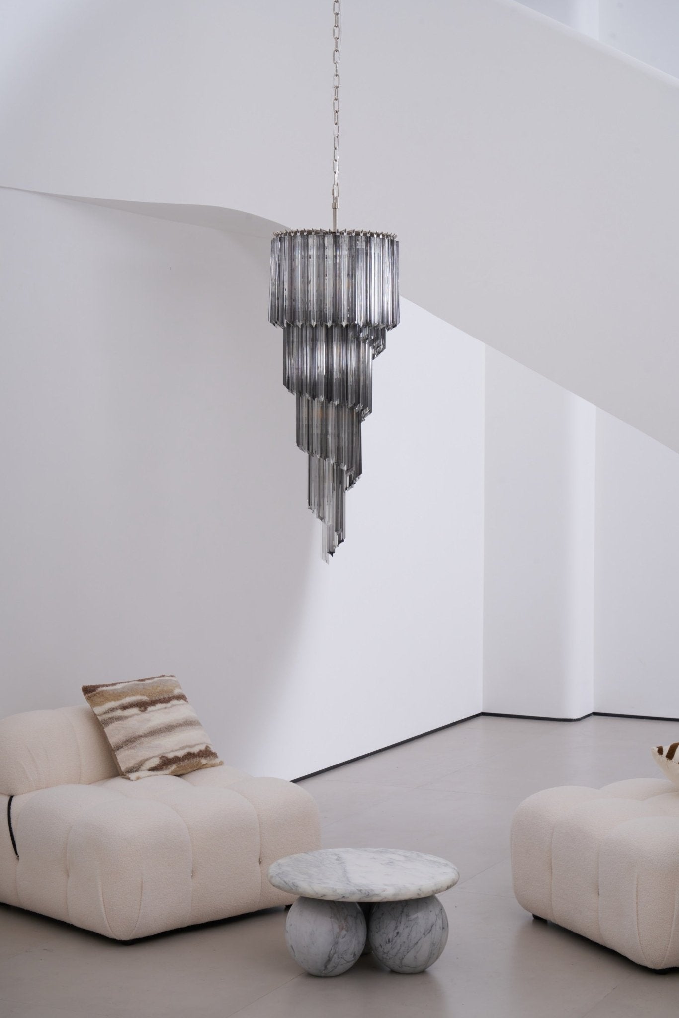 Dark Themed Cascading Rain Chandelier - CasaraHouse