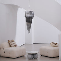 Dark Themed Cascading Rain Chandelier - CasaraHouse
