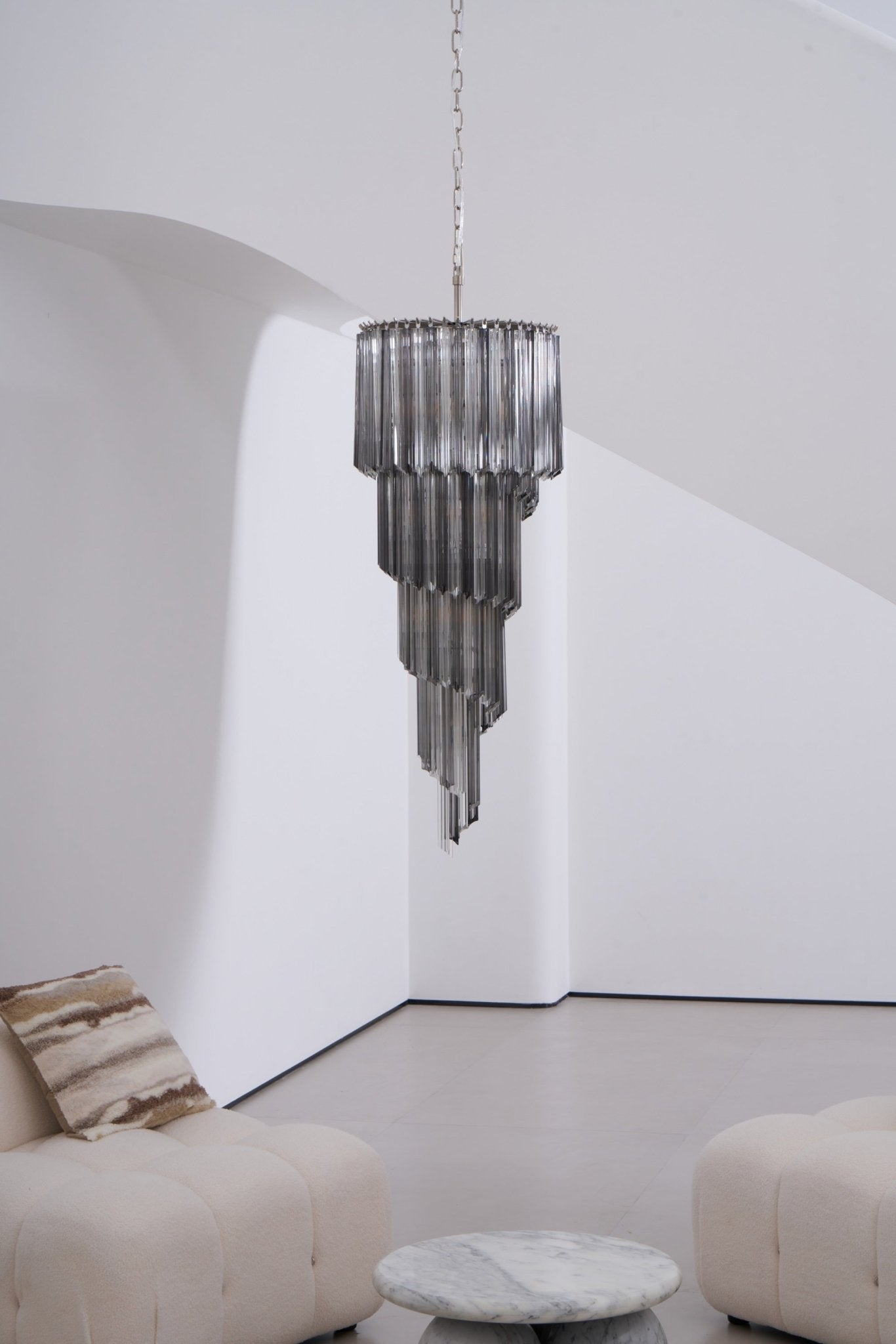 Dark Themed Cascading Rain Chandelier - CasaraHouse