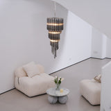 Dark Themed Cascading Rain Chandelier - CasaraHouse