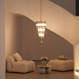 Dark Themed Cascading Rain Chandelier - CasaraHouse