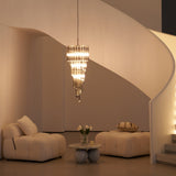 Dark Themed Cascading Rain Chandelier - CasaraHouse