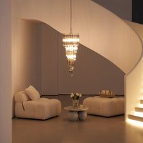 Dark Themed Cascading Rain Chandelier - CasaraHouse