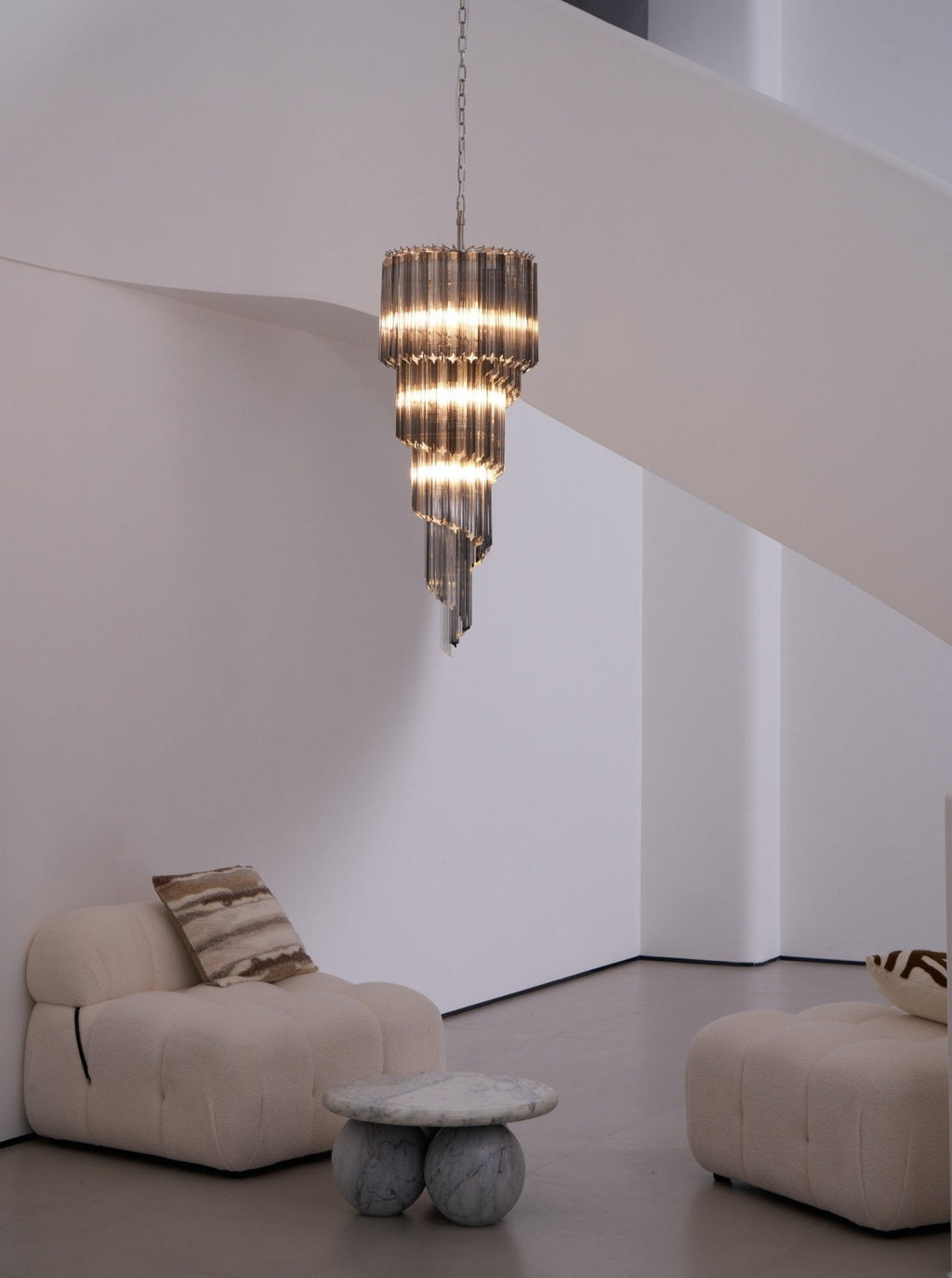 Dark Themed Cascading Rain Chandelier - CasaraHouse