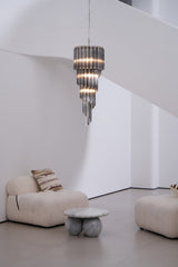 Dark Themed Cascading Rain Chandelier - CasaraHouse