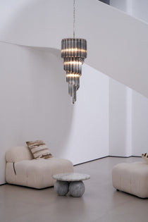 Dark Themed Cascading Rain Chandelier - CasaraHouse