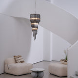 Dark Themed Cascading Rain Chandelier - CasaraHouse