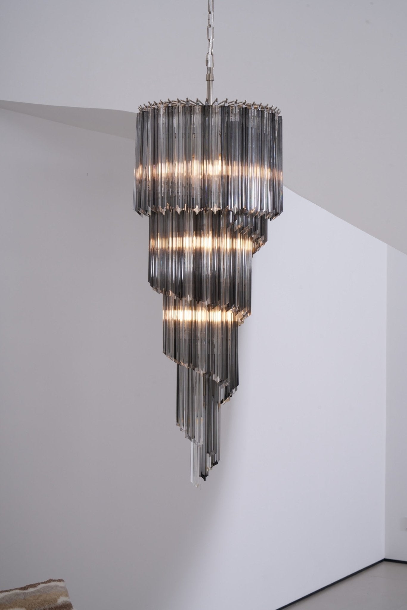 Dark Themed Cascading Rain Chandelier - CasaraHouse