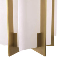 Lugano Modern Brass Alabaster Chandelier - (Antique Brass Finish | Alabaster)