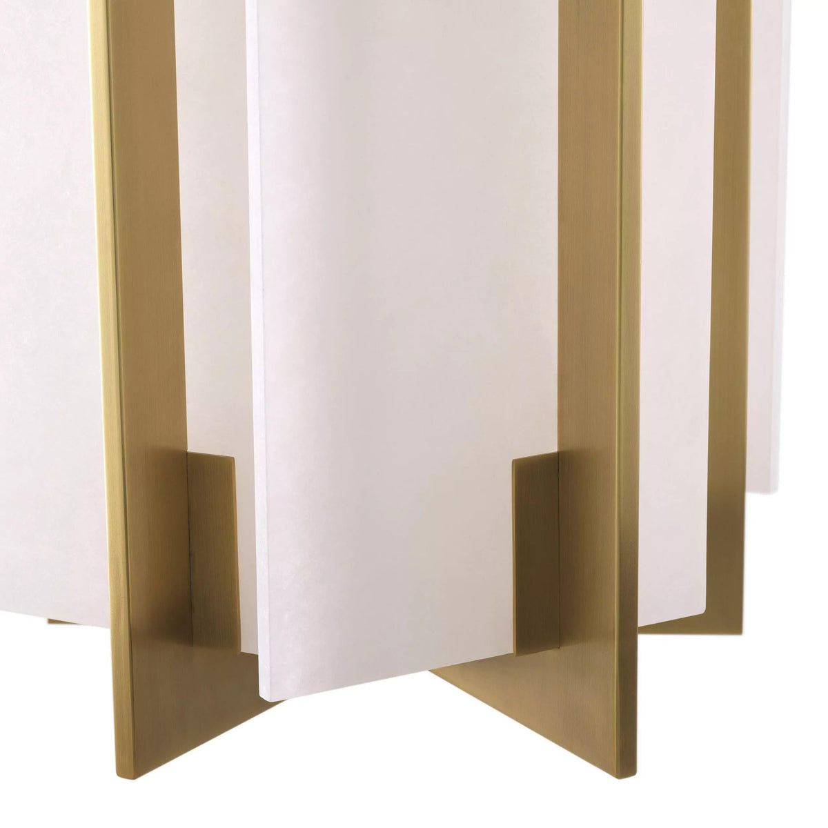 Lugano Modern Brass Alabaster Chandelier - (Antique Brass Finish | Alabaster)