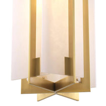 Lugano Modern Brass Alabaster Chandelier - (Antique Brass Finish | Alabaster)