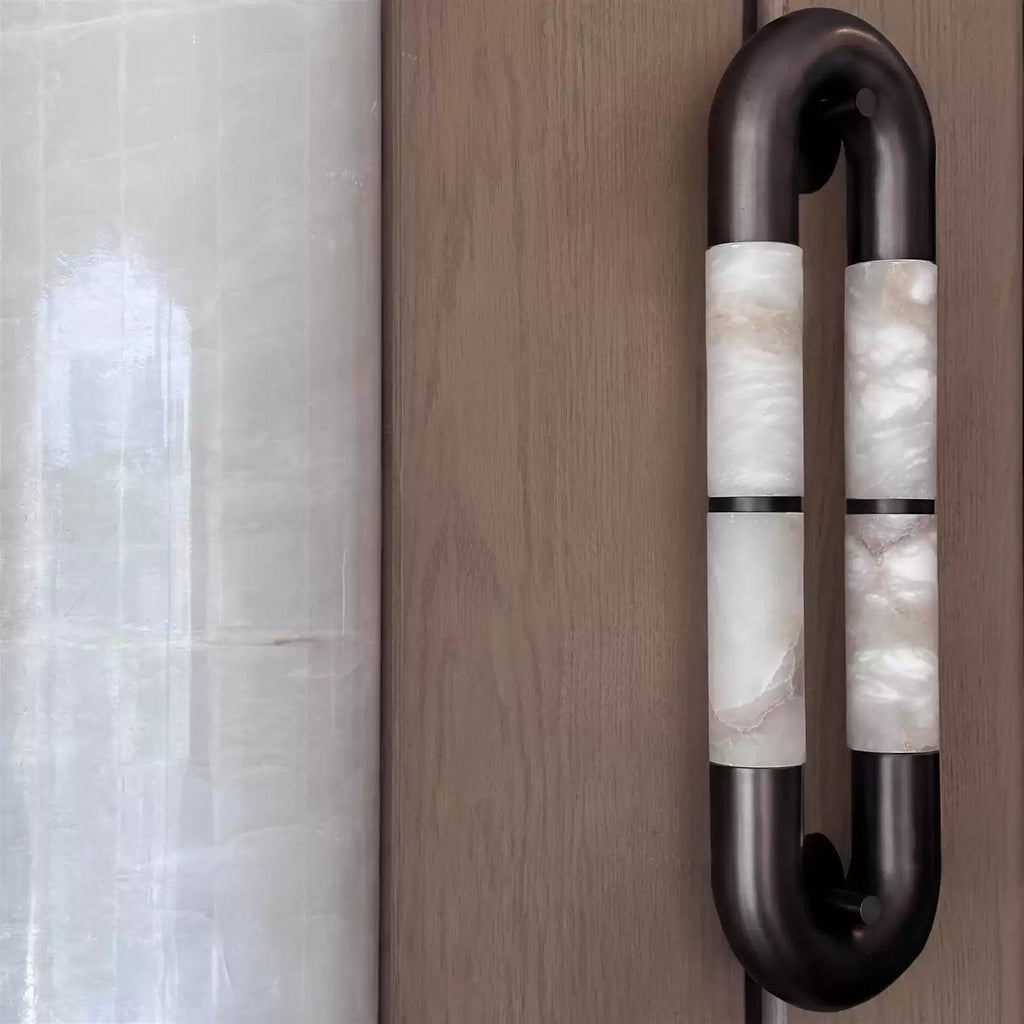 Luma Arc Twin Alabaster Sconce