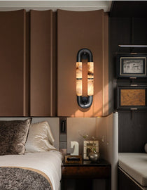 Luma Arc Twin Alabaster Sconce