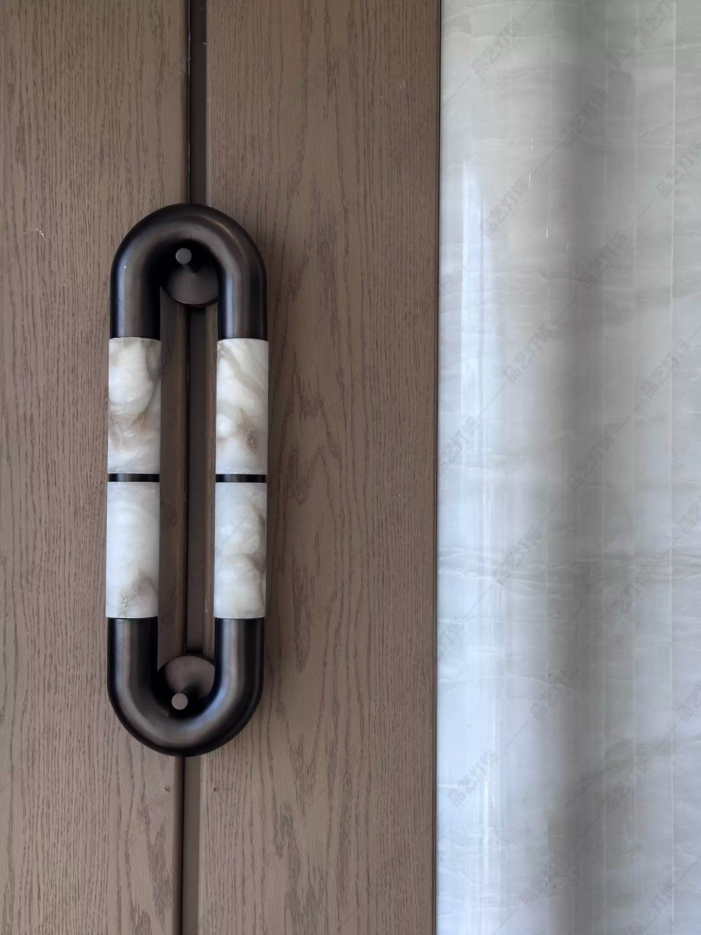 Luma Arc Twin Alabaster Sconce