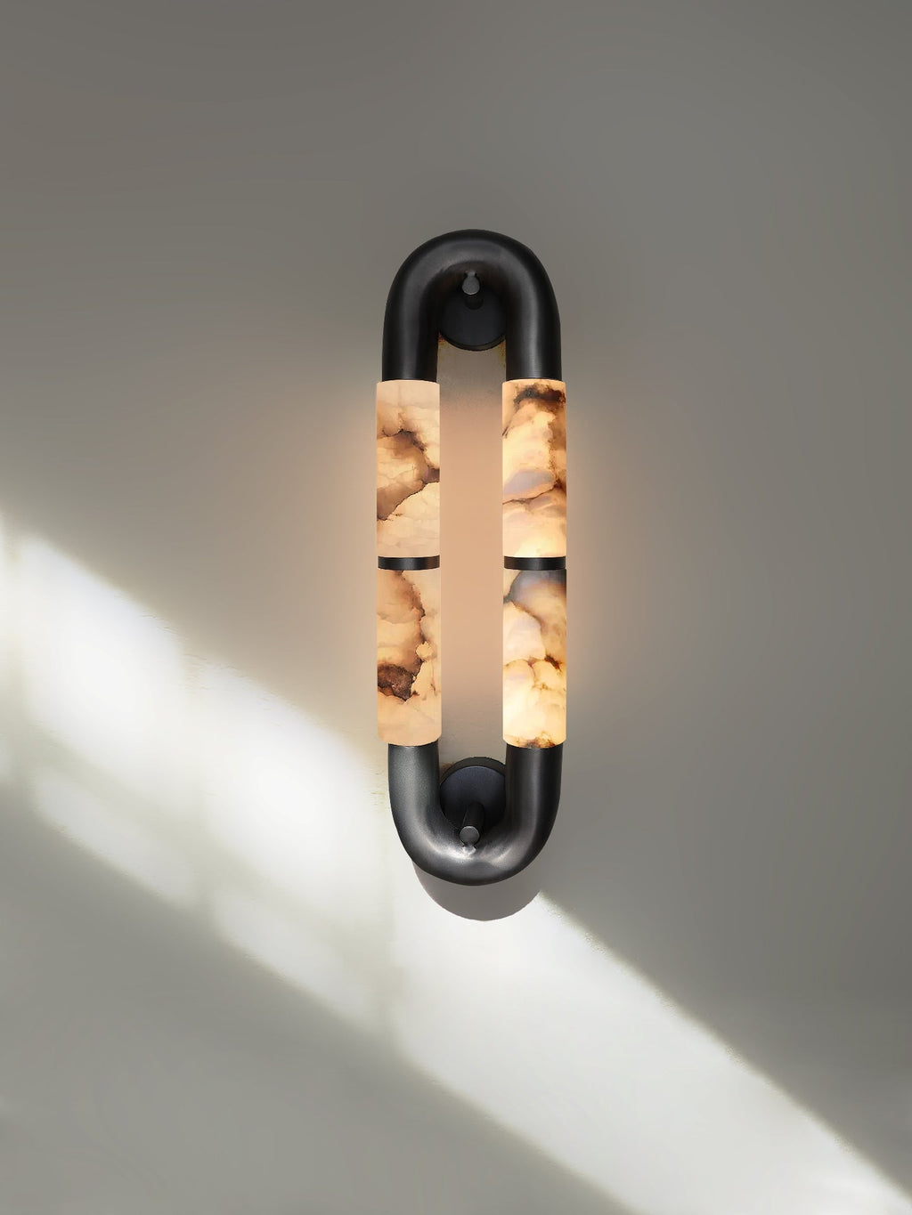 Luma Arc Twin Alabaster Sconce