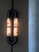 Luma Arc Twin Alabaster Sconce